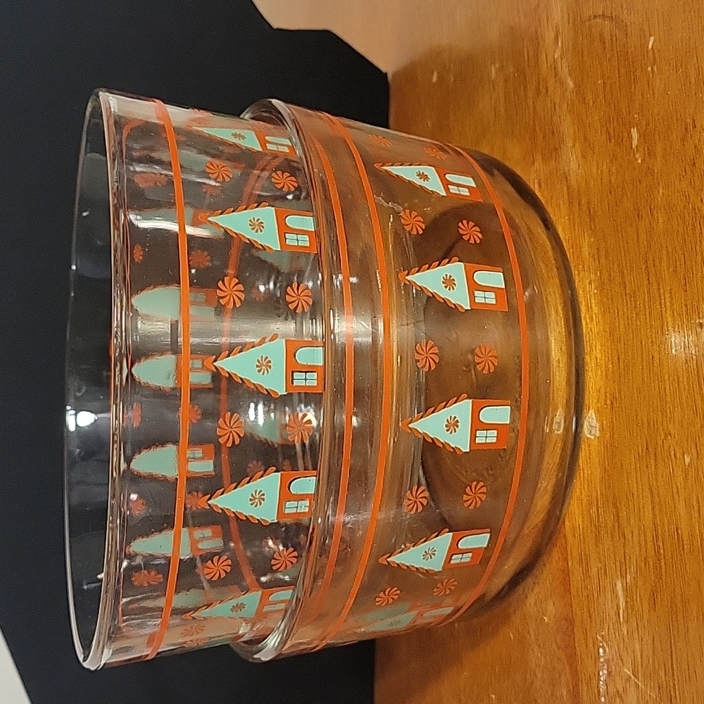 Anchor Hocking Retro Village Bowls (Set Of 2)Clear